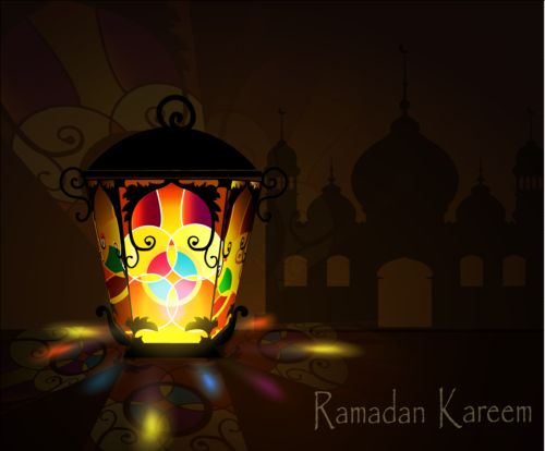 Ramadan kareem with beautiful lantern background 08 ramadan lantern kareem beautiful background   