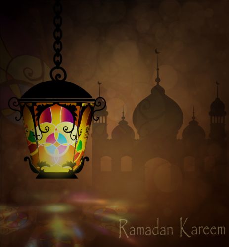 Ramadan kareem with beautiful lantern background 04 ramadan lantern kareem beautiful background   