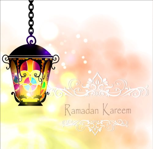 Ramadan kareem with beautiful lantern background 03 ramadan lantern kareem beautiful background   