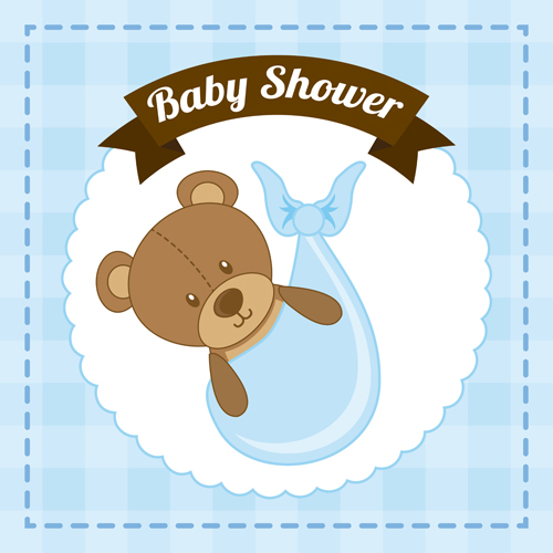 Cute baby card vector design 14 cute card baby   