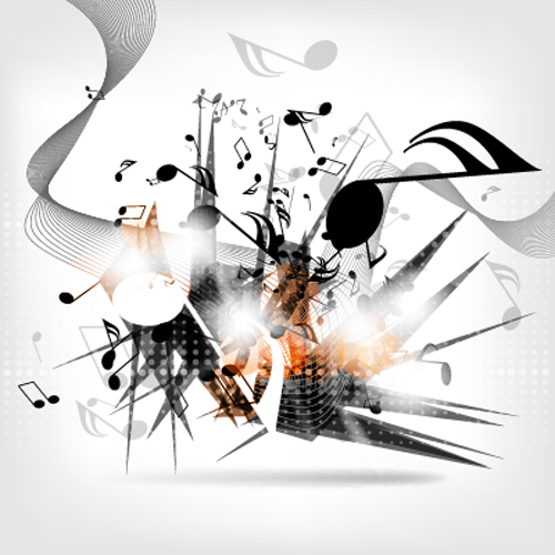 Abstract music fashion vector design music fashion design abstract   