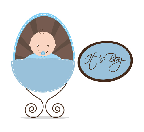 Cute baby card vector design 02 cute card baby   