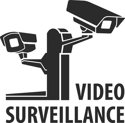 Vector Video surveillance design elements 02 video surveillance element design elements   