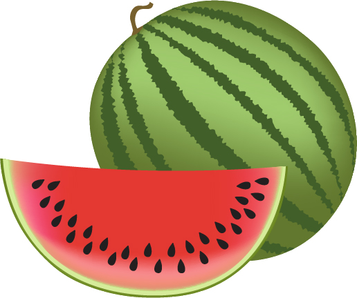 Fresh watermelon vector material 02 watermelon fresh   