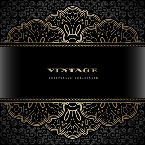 Vintage cecorative background material vector 02 vintage cecorative background   