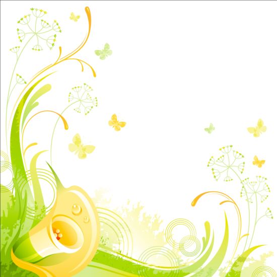 Elegant floral background illustration vector 06 illustration floral elegant background   