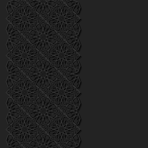 Black decor with background vector 04 decor black background   