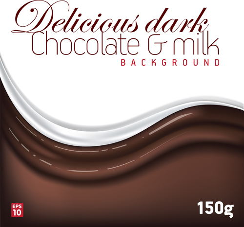 Chocolate milk poster creative vectors 02 poster milk creative chocolate   