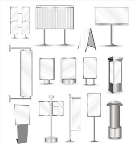 Different display stand vector material 01 stand display different   