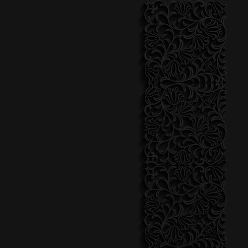 Black decor with background vector 01 decor black background   