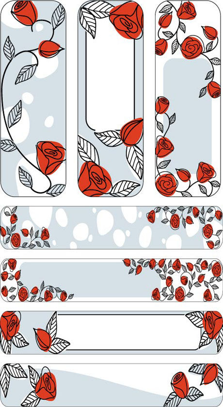 Red flower decoration backgrounds art vector Vector Background the design of material shading level   