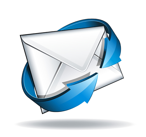 Email with blue arrow vector 04 email blue arrow   
