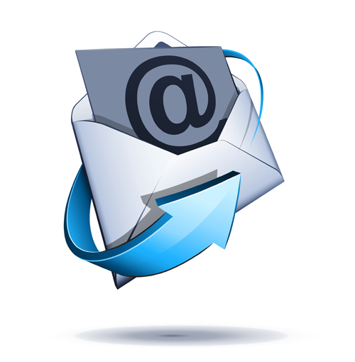 Email with blue arrow vector 03 email blue arrow   