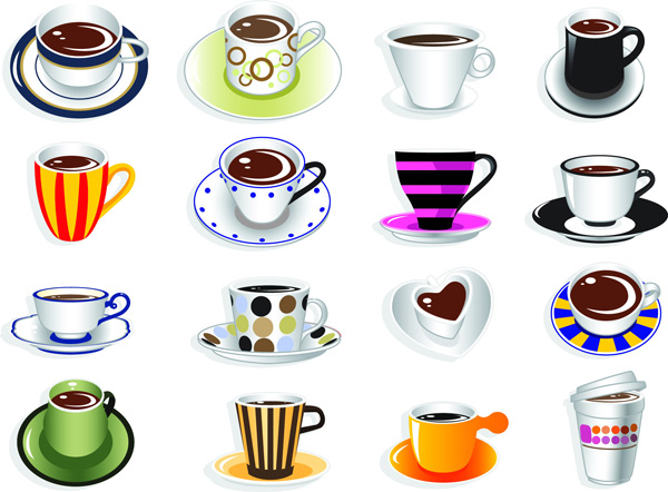 Cute coffee cup vector Graphic lovely coffee cup file   