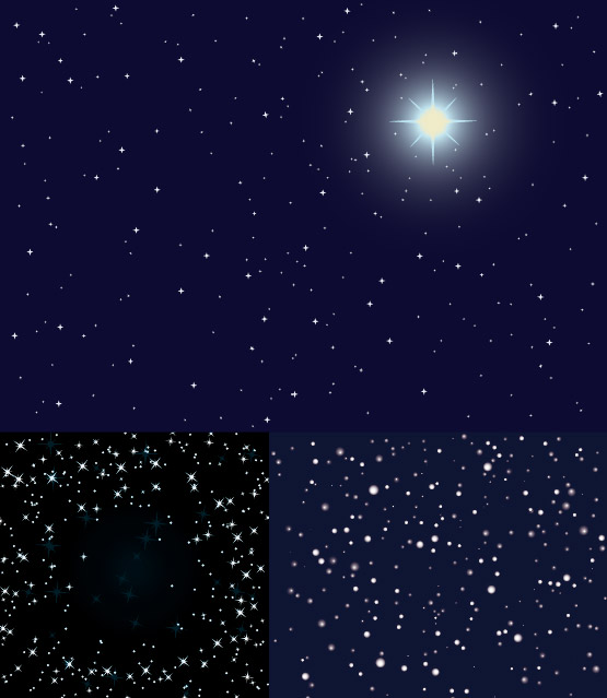 The starry background vector star light spot light flash background   