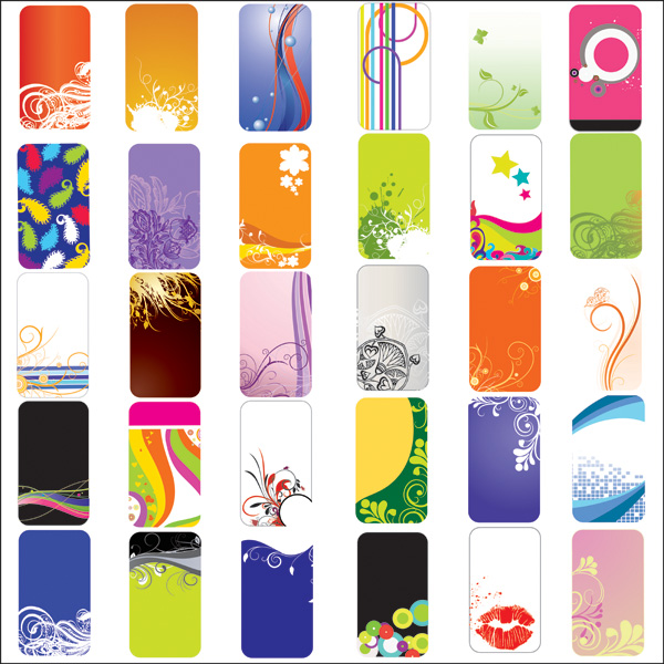Common card background vector graphics pattern element pattern cards background   