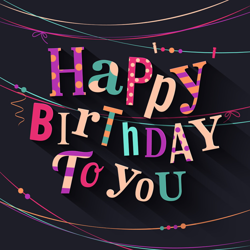 Happy birthday cards creative vector 02 happy creative cards birthday   