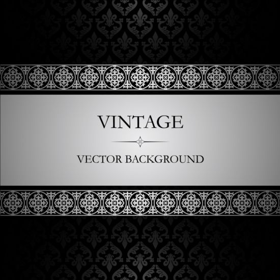 Vintage style dark background vector 02 vintage style dark background   