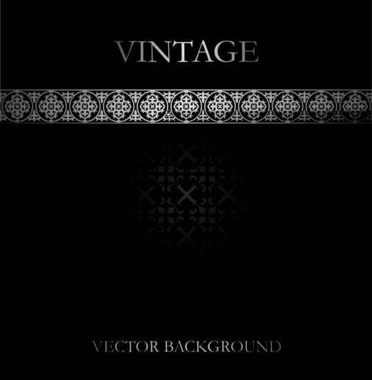 Vintage style dark background vector 01 vintage style dark background   