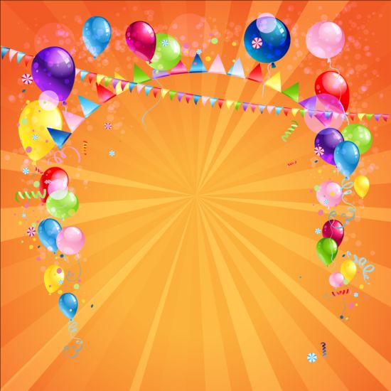 Bright birthday background design vector 04 bright birthday background   