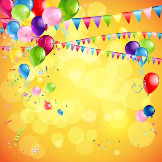Bright birthday background design vector 01 bright birthday background   