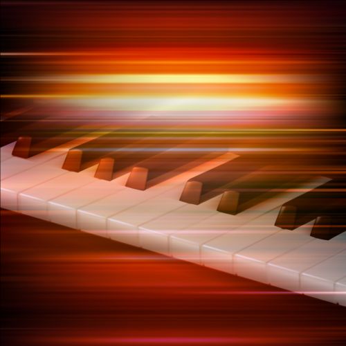 Abstract music background with grand piano vector 02 piano music Grand background abstract   