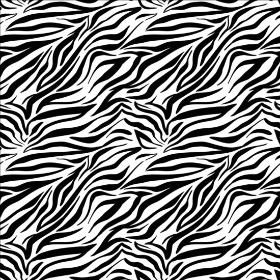 Zebra skin vector seamless pattern 02 zebra skin seamless pattern   